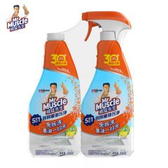 威猛先生 油污清洁剂500*2柠檬油污净厨房重油污灶台油烟机清洗剂清洁除菌强力去油污