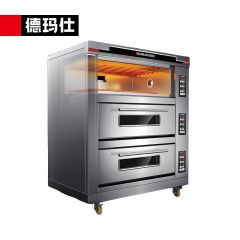 德玛仕（DEMASHI） 商用烤箱大容量 三层六盘大型烘焙专用烤箱 烤全鸡烤鸡翅披萨面包蛋糕地瓜DKX-3D-6L