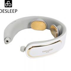迪斯（Desleep） DE-F32颈椎按摩器 颈椎按摩仪 颈部按摩仪肩颈部按摩器护颈仪典雅白 耳机版