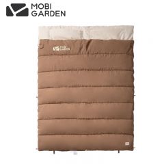 牧高笛（MOBIGARDEN） NX20562027新月睡袋户外露营双人磨毛棉保暖信封睡袋双人睡袋松露色