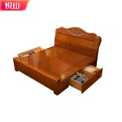 悦山 6681#双抽高箱款 海棠色1.5米