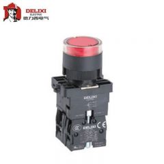 德力西电气（DELIXI ELECTRIC） 按钮开关；LAY5s-EW3 黄 AC 220V 1NC（经济型带灯平钮）