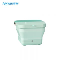 亚摩斯（AMOS） 折叠足浴盆泡脚桶电动加热按摩洗脚恒温家用可收纳AS-FT045
