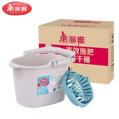美丽雅（MARYYA） 拖把桶手提多功能胶棉地拖旋转拖把挤水拖布拖地桶配拧干器1个