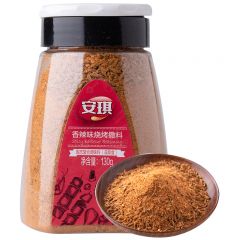 安琪 香辣味烧烤撒料 130g 家用烤肉烤鱼羊肉串调料蘸料 复合调味料