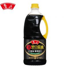 鲁花 黑豆原汁酱香酱油1L 压榨原汁特级 零添加 凉拌家用 调味品