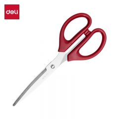 得力（deli） 6034 办公生活家用剪刀小剪子手工剪纸刀办公用品 红色160mm