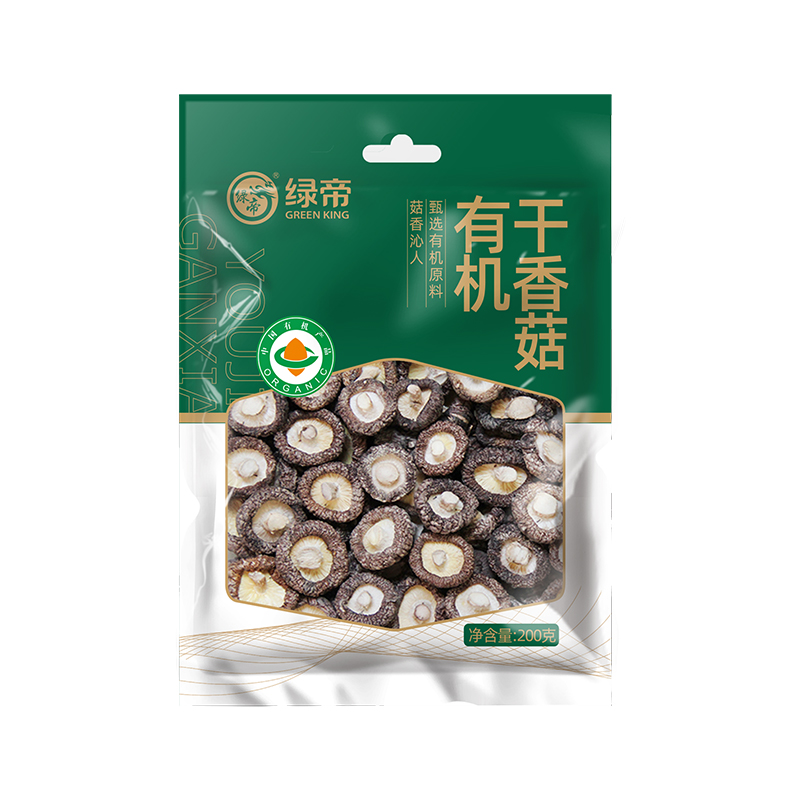 绿帝（GREEN KING） 有机香菇 200g