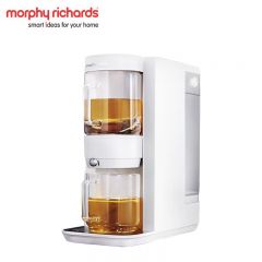 摩飞（Morphyrichards） 即热式饮水机茶饮机 桌面办公室台式泡茶机 小型烧水泡茶一体机 家用煮茶器速热 MR6097 椰奶白（泡茶饮水双模式）