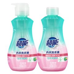 超能  内衣洗衣液480g*2 长效抑菌内衣内裤洗 男女通用生理期专用