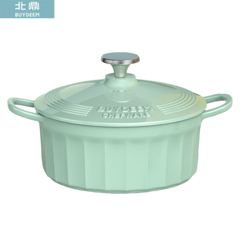 北鼎（Buydeem） 珐琅锅CP521浅杉绿铁锅汤锅家用煲汤电磁炉燃气灶通用搪瓷