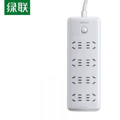 绿联（UGREEN） 15304插排插座插线板接线板桌面带线新国标8位总控全长3米