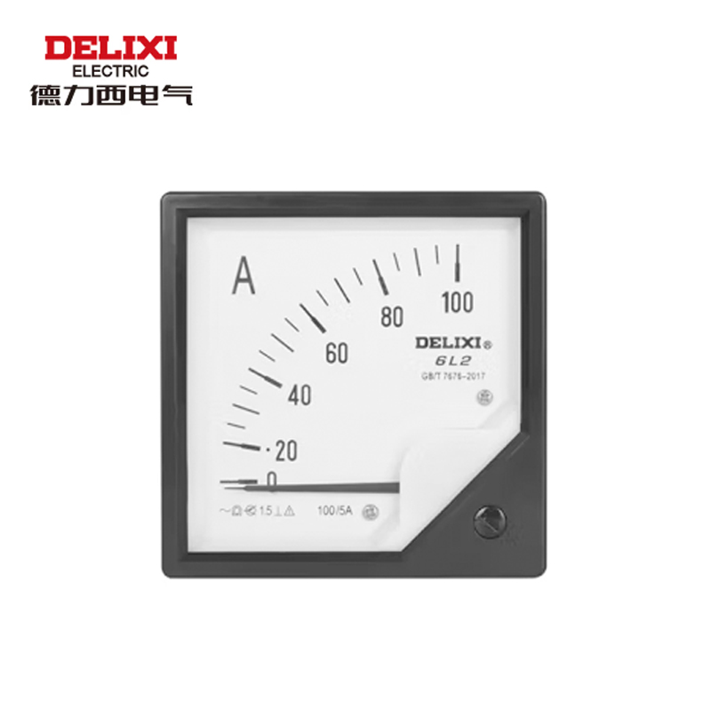 德力西电气 模拟指示电测量仪表 指针式交流电流表 6L2-CosΦ 100V 5A