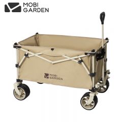 牧高笛（MOBIGARDEN）户外露营四向宽轮可刹车大容量推车 NX23689007和风沙