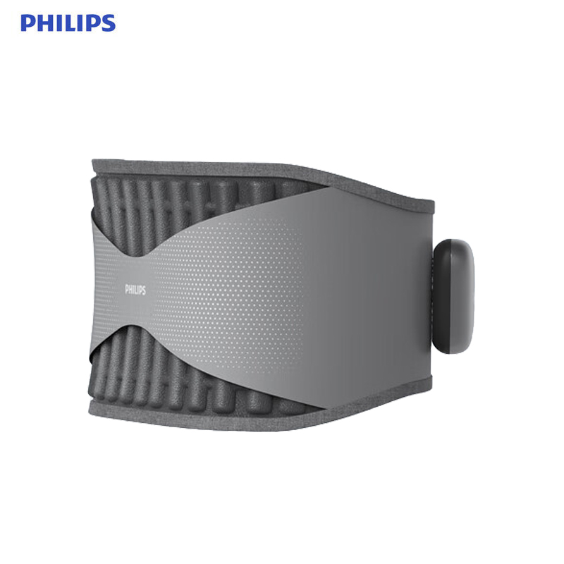 飞利浦（PHILIPS） PPM3206BDG/9 腰部按摩器 气柱支撑护腰热敷 腰间盘突出腰肌劳损腰托支撑塑型
