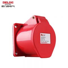 德力西电气 工业暗装插座 DEP2-324 32A 4芯 415V/个