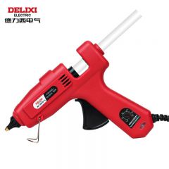 德力西电气（DELIXI ELECTRIC）工业型热熔胶枪玻璃胶枪 红色手柄 100W可调140-220℃