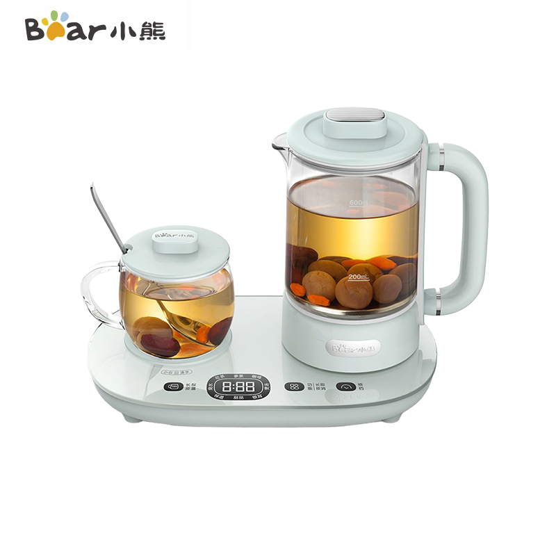 小熊（Bear） YSH-C06N1养生壶养生杯组合套装 多功能迷你煮茶器办公室家用恒温花茶壶煮茶壶烧水壶0.6L