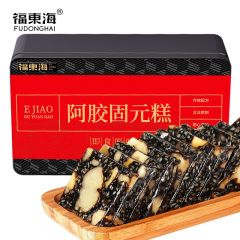福东海 即食阿胶糕片块送妈妈补品礼盒节日礼物 阿胶固元糕500g