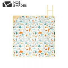 牧高笛（MOBIGARDEN） NX22663020云霞超声波方形野餐垫户外露营公园野餐可机洗便携防潮垫阳光黄200*200cm