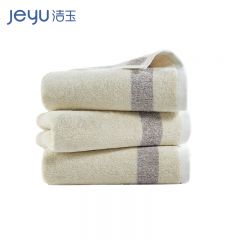 洁玉 竹棉混纺箴言毛巾棕色单条