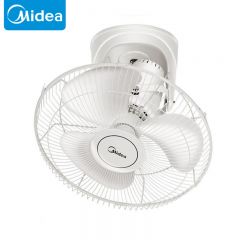美的（Midea） FD40-11A电风扇吸顶扇楼顶扇吊扇360度摇头无极调速商用学校宿舍强风扇白色FD40-11A