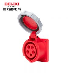 德力西电气 DEP2-3252 IP67 32A 5芯 415V DHADEP23252R 工业用暗装插座