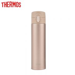 膳魔师（THERMOS）TCTD-400纯钛保温杯男女情侣杯喝水杯子 香槟金400毫升