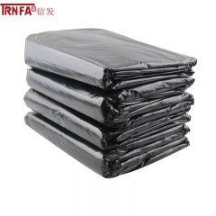 信发（TRNFA） 平口加厚垃圾袋 100只装 工业型垃圾桶袋物业/环卫/酒店纸篓袋一次性分类办公塑料袋 100*120cm