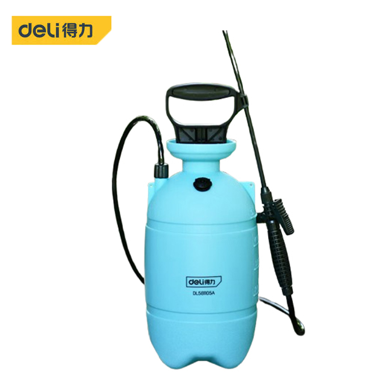 得力（deli） DL581105A 手动气压式喷雾器消毒打农药机高压喷壶园艺浇花洗车