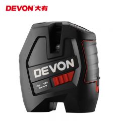 大有（Devon）三线自垂激光标线仪投线仪水平尺尺子 LL3XG带旋转底座
