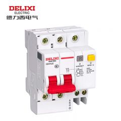 德力西电气漏电保护断路器DZ47sLE 2P C型10A 100mA（个）