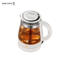鸣盏 MZ-078煮茶器养生壶家用全自动多功能喷淋式煮茶壶茶艺烧水壶小型办公 白色