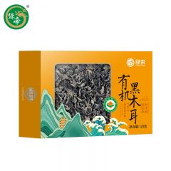 绿帝（GREEN KING） 肉厚无根火锅食材山珍南北干货 有机黑木耳 120g