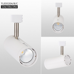 雷士照明（NVC) TLED320A导轨灯12W-3000K/24°04平光黑