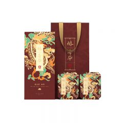 大益（TAETEA） 普洱熟散茶 醇·芳华礼盒 伴手礼 节日礼赠 单盒装 180g*1盒