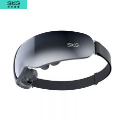 SKG 眼部按摩仪 成人恒温热敷睡眠眼罩 眼睛穴位按摩器蓝牙护眼仪K5银镜蓝