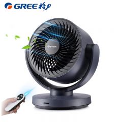格力（GREE） 电风扇家用遥控空气循环扇卧室台式节能大风量涡轮小风扇办公宿舍摇头电扇对流空调伴侣循环电风扇 6吋遥控定时款FXT-1506Bg3