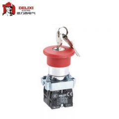 德力西电气（DELIXI ELECTRIC） 按钮开关；LAY5s-BU 红 1NC（标准型钥匙复位Φ40急停钮