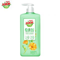 好爸爸（Kispa） 洗洁精除菌食品用金盏花除油祛味可洗果蔬长效抑菌 洁净除菌洗洁精1kg
