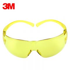 3M 护目镜防 SF203AF安全眼镜琥珀色防雾镜片防风沙骑行防雾防尘护目镜防护罩劳保工业打磨防护眼镜抗冲击