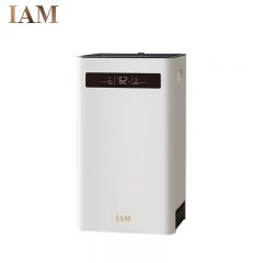 IAM 高端无雾加湿器卧室家用办公室桌面 婴儿低噪空气加湿5L大容量上加水智能恒湿700ml/h加湿量SZ800X7B白色