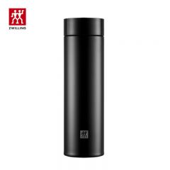双立人（ZWILLING） Enjoy系列真空保温茶滤杯480ml（黑色）ZW-BP108