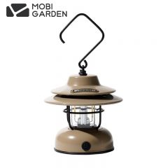 牧高笛（MOBIGARDEN） 复古营灯户外露营帐篷灯LED电池灯复古氛围移动营地灯星愿NX21673016暖沙色