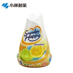 小林制药（KOBAYASHI） 日本进口固体芳香剂香膏香薰空气清新剂厕所室内房间 梦幻柑橘香120g