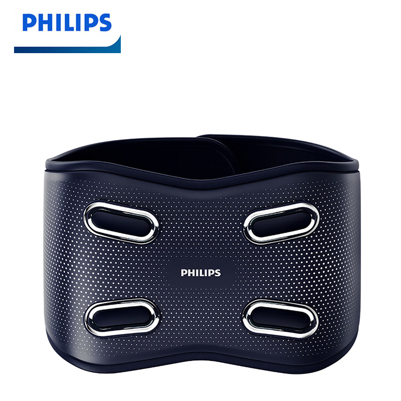 飞利浦（PHILIPS） 腰部按摩器 冷敷热敷腰部按摩仪振动按摩缓解酸累物理支撑护腰带 PPM7201B