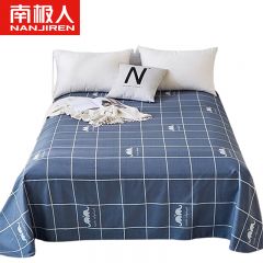 南极人（Nanjiren） NJC010纯棉床单 单人学生宿舍床上用品印花床单小胡子160*230cm