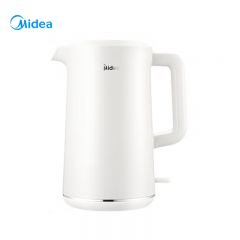 美的（Midea） HJ1712-S 电水壶热水壶1.7L大容量家用烧水壶316L不锈钢双层防烫无缝内胆电热水壶防侧漏