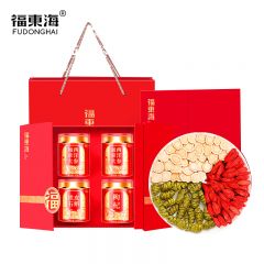 福东海 加拿大西洋参片铁皮石斛枸杞礼盒230g 精选原料滋补品送礼送长辈