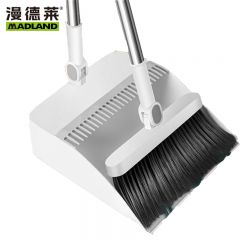 漫德莱 扫把簸箕可折叠两件套 白色